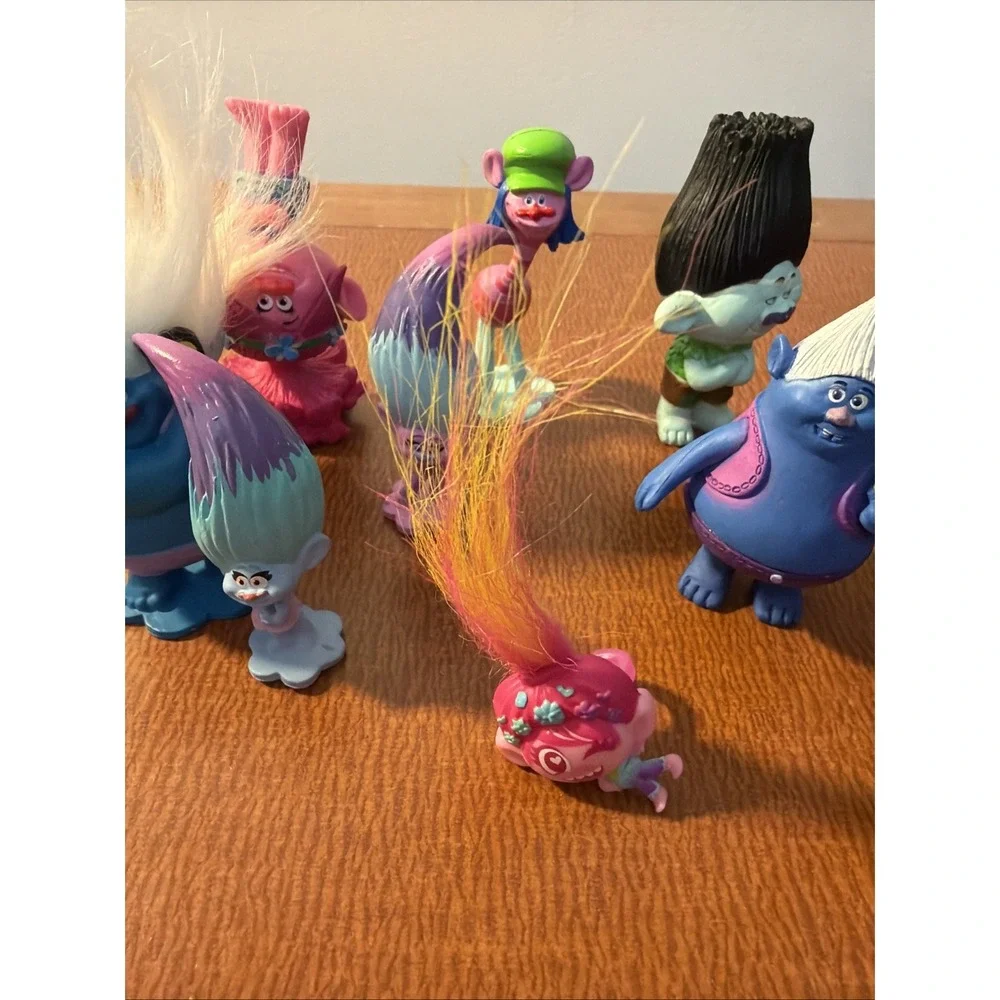 Dreamworks Trolls Figures Toy‎ Lot Of 12 Cake Toppers Toys